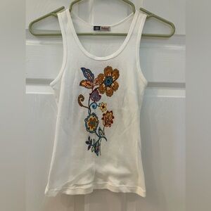 Bejeweled southwestern tank top Susan Fixel